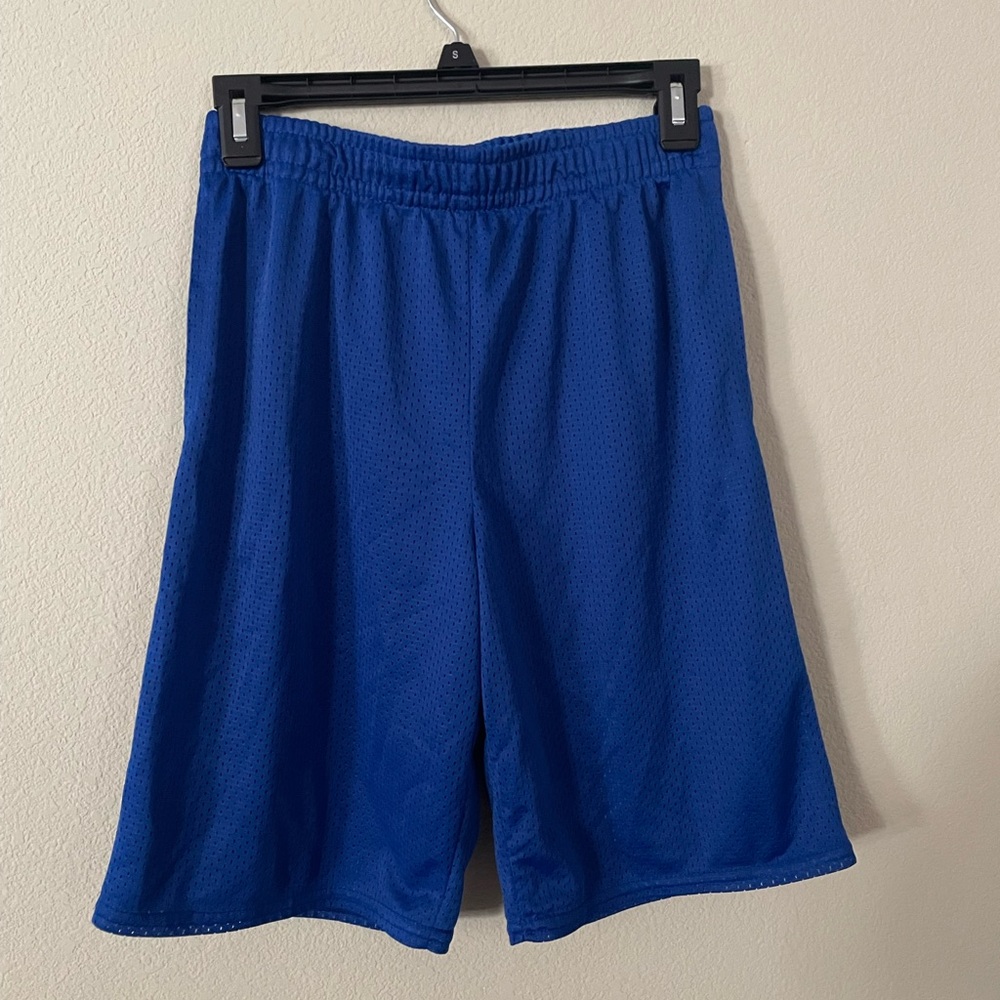 Men's Blue Athletic Shorts
